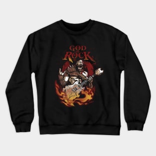 God of Rock Crewneck Sweatshirt